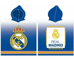 Real Madrid pončo rankšluostis su gobtuvu 60 x 120 cm