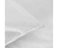 Patalynės komplektas Baltas lygus viešbučio antklodės užvalkalas, 220x200 cm, 30 cm įkišamas atvartas, 100% medvilnė, 145 g/m², intensyviam naudojimui, kokybiška patalynė