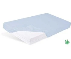 Baby Matex BabyMatex bambuko paklodė su elastine juostele, skirta lovelei 160x80 mėlyna