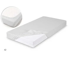 Multitex Prześcieradło bambusowe su gumką 90x200 pilka jasne na materace o aukščio do 20 cm o gramaturze 140 g/m2