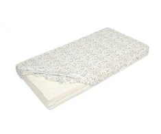 Baby Matex Medvilninė paklodė su elastine juostele 70x140 su gėlėmis vaikiškam loveliui