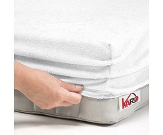 Kilpinė paklodė su elastine juostele 70x140 balta KARO