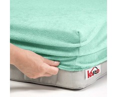 Kiltinis lakštas su elastine juostele 80x160 pistacijų 014 storis 200g/m2 KARO