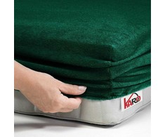 Kilpinis lakštas su elastine juostele 80x200 buteliukas žalias storas 200g/m2 KARO