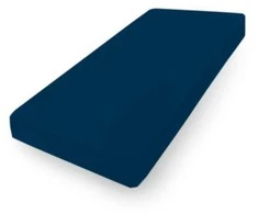 Multitex Prześcieradło jersey su gumką 120x200 tamsiai mėlyna 47 Premium