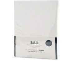 Paklodė 180x200 Basic balta vienspalvė papildomam čiužiniui 30 cm Eurofirany