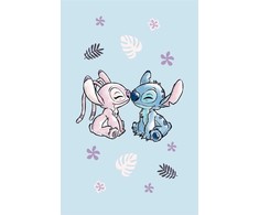 Rankšluostis Ręczniczek do przedszkola 30x50 Lilo and Stitch mėlynas dziecięcy bawełniany JF24