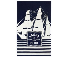 Paplūdimio rankšluostis 100x160 cm, egiptietiškos medvilnės kilpinis audinys, 550 g/m², Ultrasoft technologija, spalvingas austas dizainas, paplūdimiui voniai saunai iškyloms