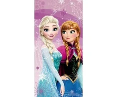 Rankšluostis Ręcznik plażowy 70x140 Frozen Kraina Lodu Anna i Elsa dziecięcy Kids25