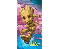 Rankšluostis Ręcznik plażowy 70x140 Groot "I am groot" dziecięcy Kids25