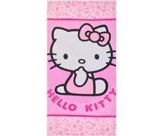 Rankšluostis Ręcznik plażowy 70x140 HELLO KITTY rožinė mikrofibra