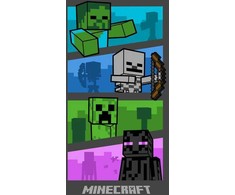 Rankšluostis Ręcznik plażowy 70x140 Minecraft Adventure is an pilka bawełniany frotte dziecięcy