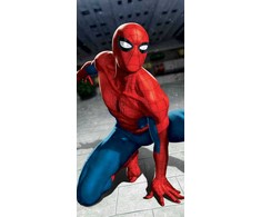 Rankšluostis Ręcznik plażowy 70x140 Spiderman 6366 człowiek pająk bawełniany dziecięcy