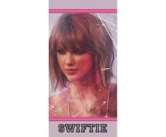 Rankšluostis Ręcznik plażowy 70x140 Swiftie rožinė bawełniany młodzieżowy Kids25