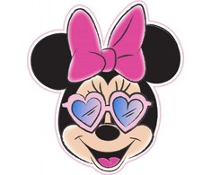 Rankšluostis Ręcznik plażowy Myszka Mini Minnie Mouse 130 średnica dziecięcy w kształcie główki Myszki Mini 1145