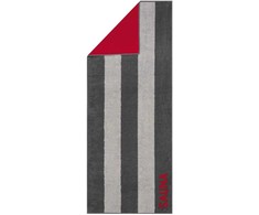 Paplūdimio rankšluostis saunai ir baseinui, 80x200 cm, 100% medvilnės frotinis audinys, 480 g/m², antracito raudona, su pakabinimo kilpa, Oeko-Tex sertifikatas, didelis vonios rankšluostis