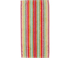 Paplūdimio rankšluostis Stripes 70x180 cm, daugiaspalvis kilpinis audinis, 510 g/m², 100% medvilnė, su pakabinimo kilpa, Oeko-Tex sertifikatas, pirties ir baseino rankšluostis