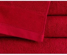 Vito rankšluostis 70x140 Raudona 550g 100 % medvilnė