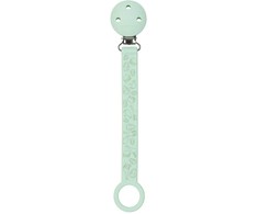 NATTOU SILICONE RIBBON PENDANT čiulptuko grandinėlė su segtuku MINT