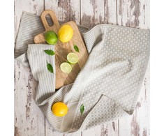 Egipto medvilnės virtuvinis rankšluostis SWEET HOME BEIGE, 50x70 cm