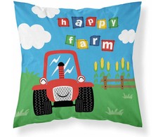 Detexpol Užvalkalas na poduszkę MAYA MOO Farma 40 x 40 cm mėlyna (4278B1)