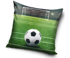 Užvalkalas dekoracyjna 40x40 Futbolo kamuolys žalia welwetowa 12 Carbotex