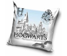 Užvalkalas dekoracyjna 40x40 Harry Potter balta mėlyna welwetowa 12 Carbotex