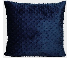 Extrapościel Užvalkalas 40x40 Minky tamsiai mėlyna navy