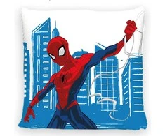 Užvalkalas dekoracyjna 40x40 Spiderman mėlyna balta welwetowa 12 Carbotex