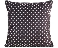 Eurofirany CHP/SPRING/Juodas/4 45X45 Juodas+Baltas VELVET
