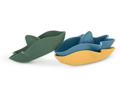 Petite&amp;Mars Sharks - silikoniniai vonios žaislai, 3 vnt