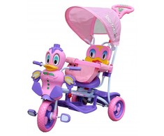 Roger Vaikiškas triratis Duck Bike violetinės spalvos