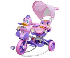 Roger Vaikiškas triratis Duck Bike violetinės spalvos