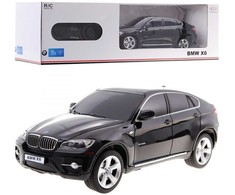 BMW X6 juoda RASTAR modelis 1:24 Zdalnie sterowane Auto SUV + pilot