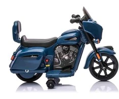 Blue Mėlyna Elektrinis motociklas Chopper INDIAN, Mėlyna