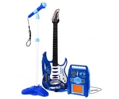 Ramiz Mėlynas elektrinės gitaros stiprintuvas vaikams
