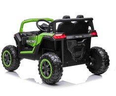 Ramiz Dvivietis elektromobilis UTV Buggy Racing 4x4, Žalias