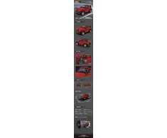 Ramiz Konstruktorius Raudonas automobilis 8+, 414 el.