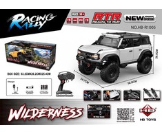 Nuotoliniu būdu valdomas automobilis wilderness 1:10 baltas