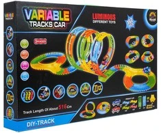 Magic Tracks Ramiz Liuminescencinė lenktynių trasa su automobiliu