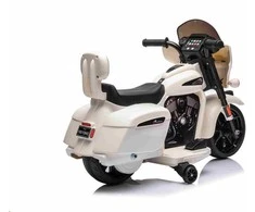 Elektrinis motociklas Chopper INDIAN, Baltas