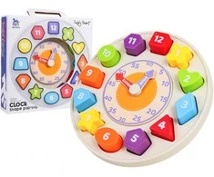 Zielona Sowa Clock for the Youngest Different Shapes