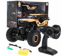 Nuotoliniu būdu valdomas visureigis crawler 1:18 auksinis