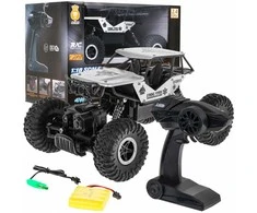 Crawler R/C Monster 1:18 Sidabrinis