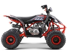 1Deame Benzininis keturratis DESERT STORM LIFT, Raudona