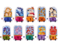 Dėlionė Ramiz Educational Mathematical Game Carts