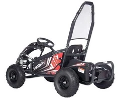 Super Toys Elektrinis kartingas MAIGHTY, Juodas