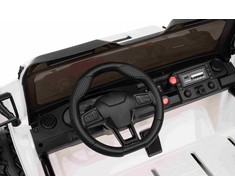 Keičiamo dydžio Extreme Sport 4x4 visureigis Baltas