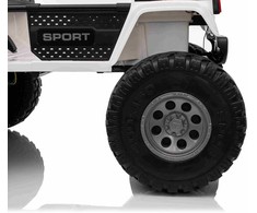 Keičiamo dydžio Extreme Sport 4x4 visureigis Baltas