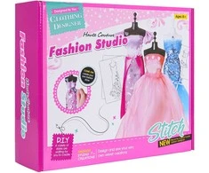 Lean Toys Ramiz Stilingų lėlių drabužių kūrimo rinkinys